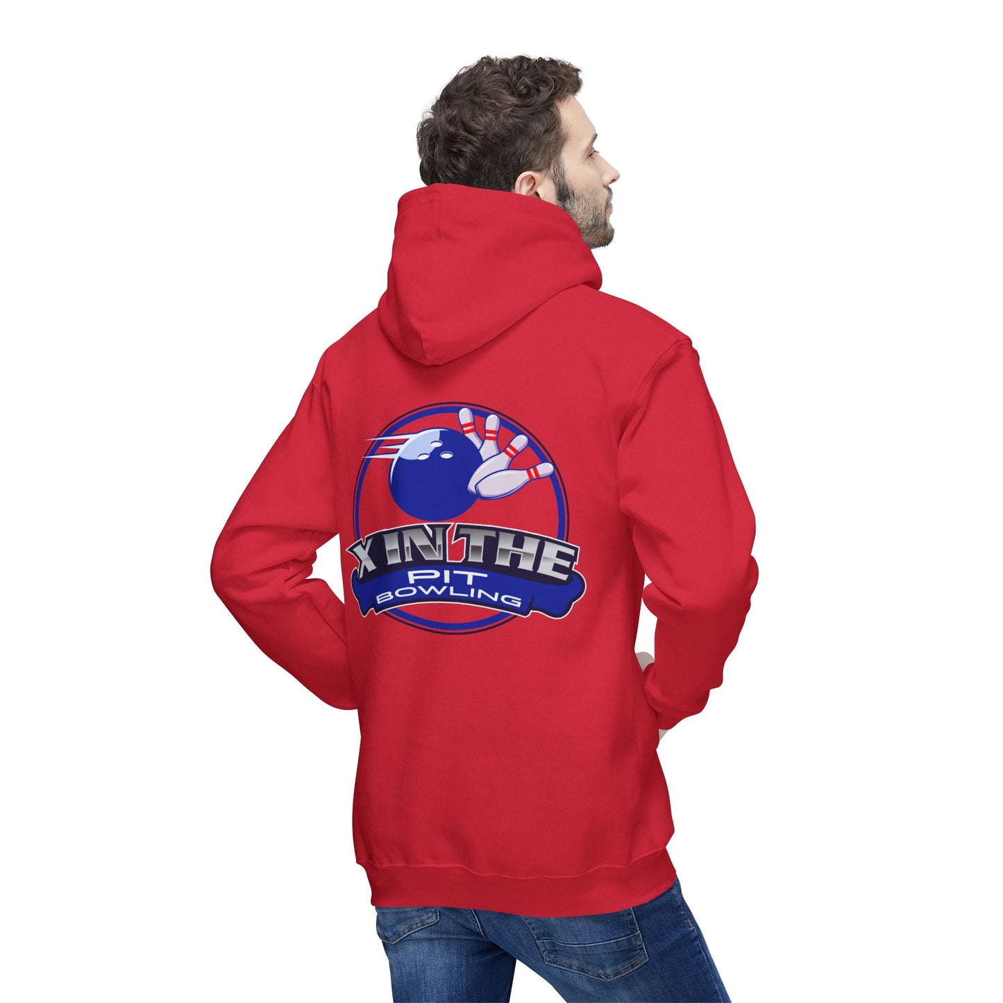 X in the pit premium Unisex Hooded Sweatshirt, Made in US