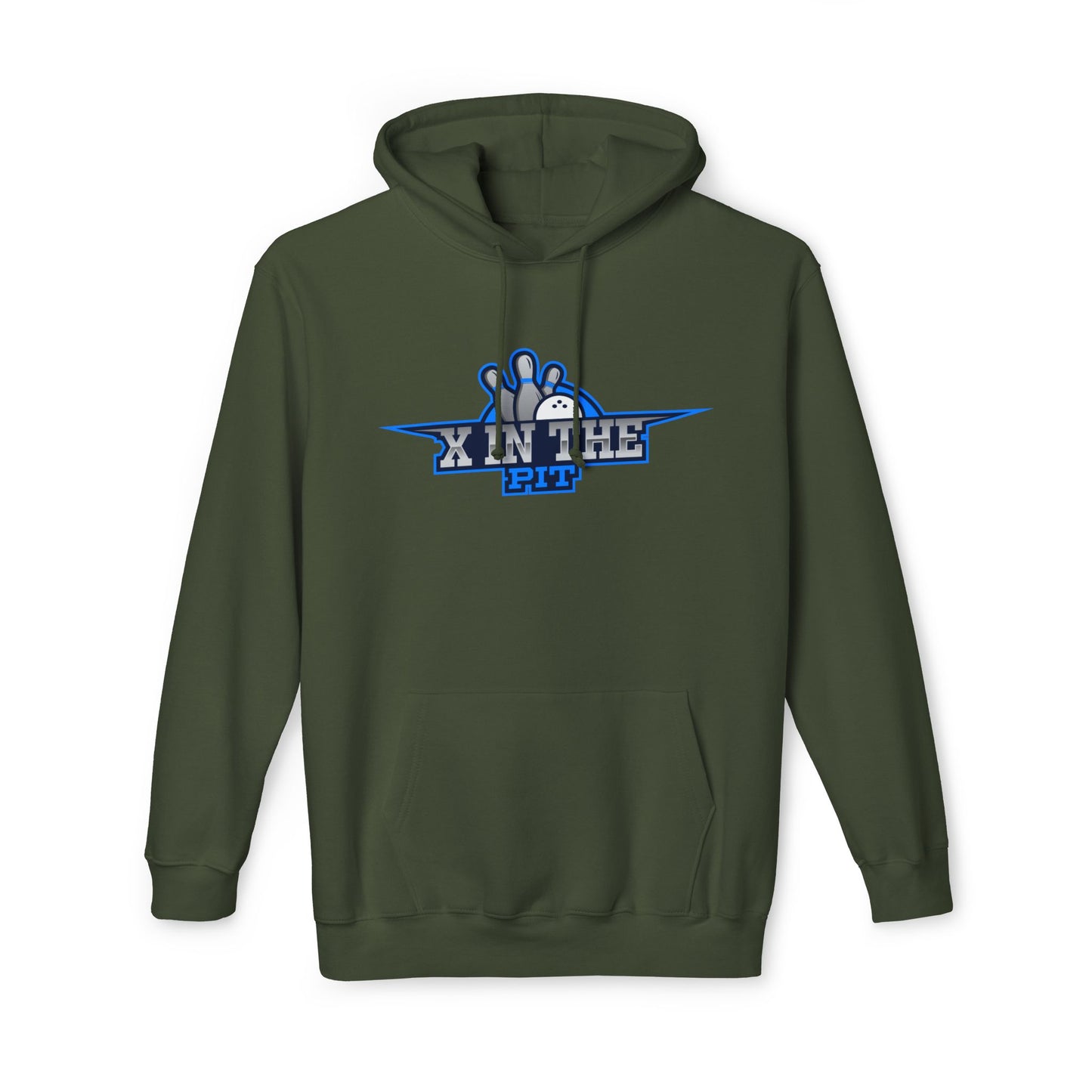 X in the pit premium Unisex Hooded Sweatshirt, Made in US