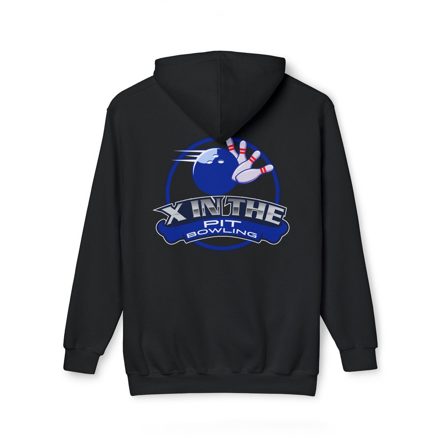 X in the pit premium Unisex Hooded Sweatshirt, Made in US