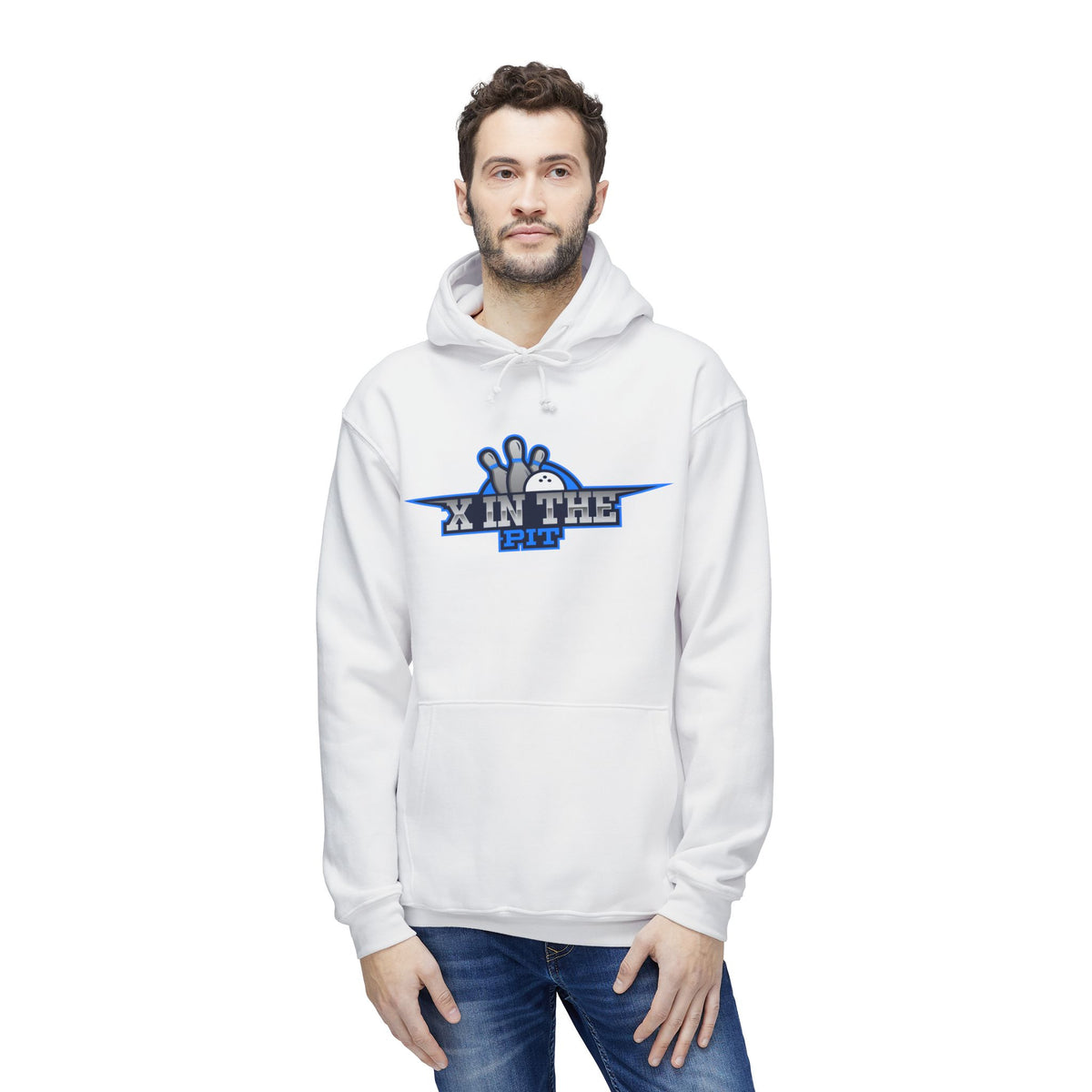 X in the pit premium Unisex Hooded Sweatshirt, Made in US