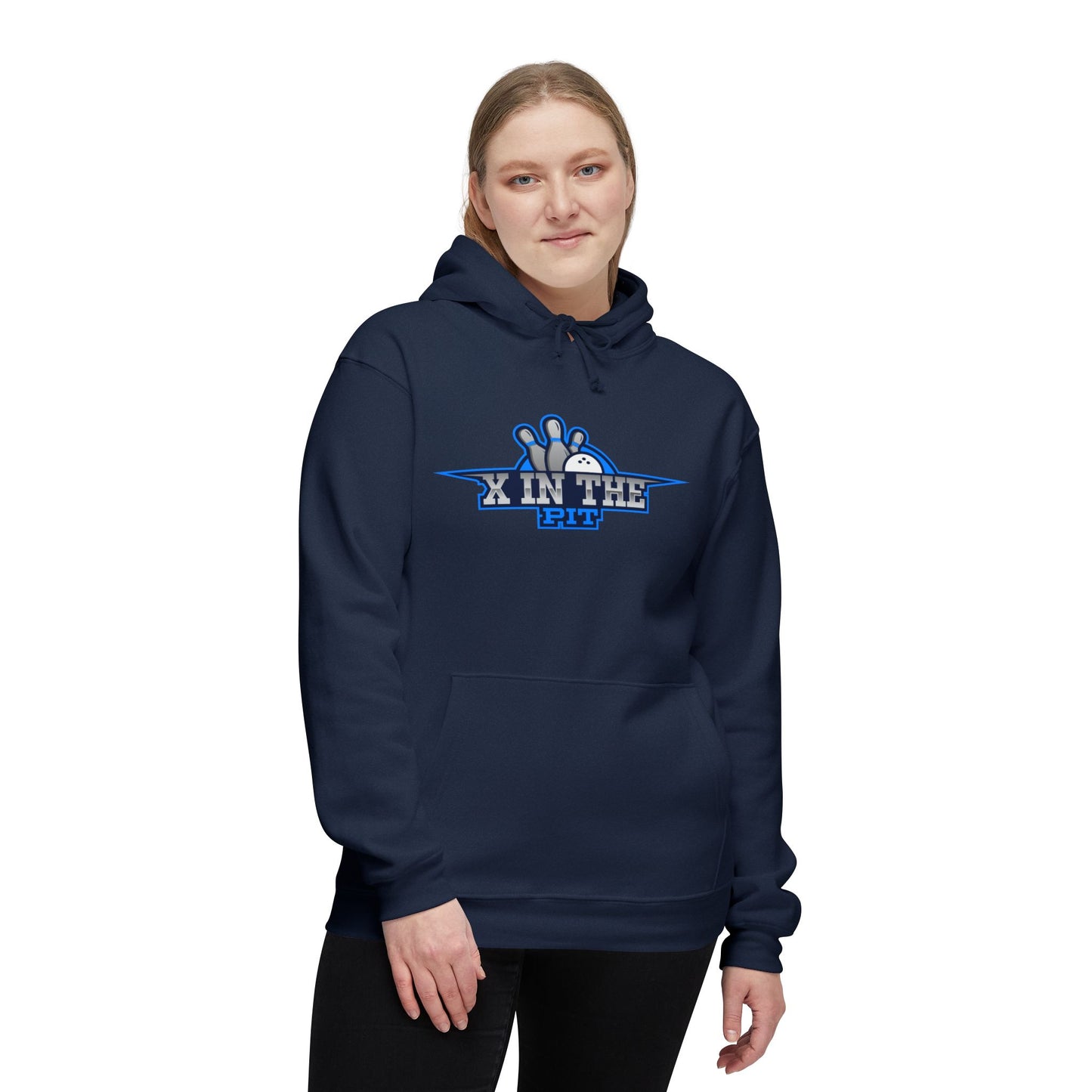 X in the pit premium Unisex Hooded Sweatshirt, Made in US