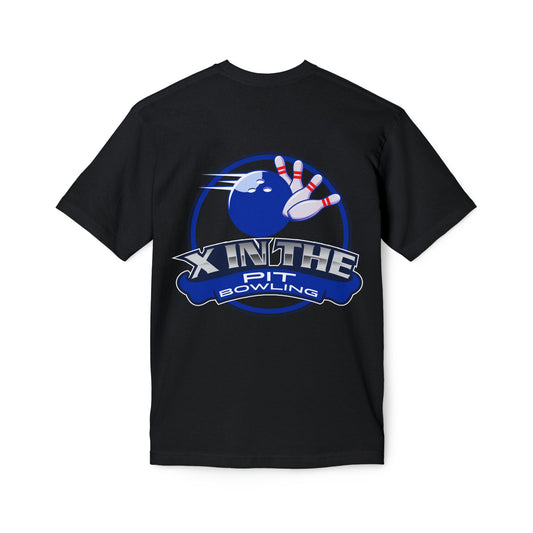 X In The Pit " support MY local Pro shop" Unisex Midweight T-shirt, Made in the US
