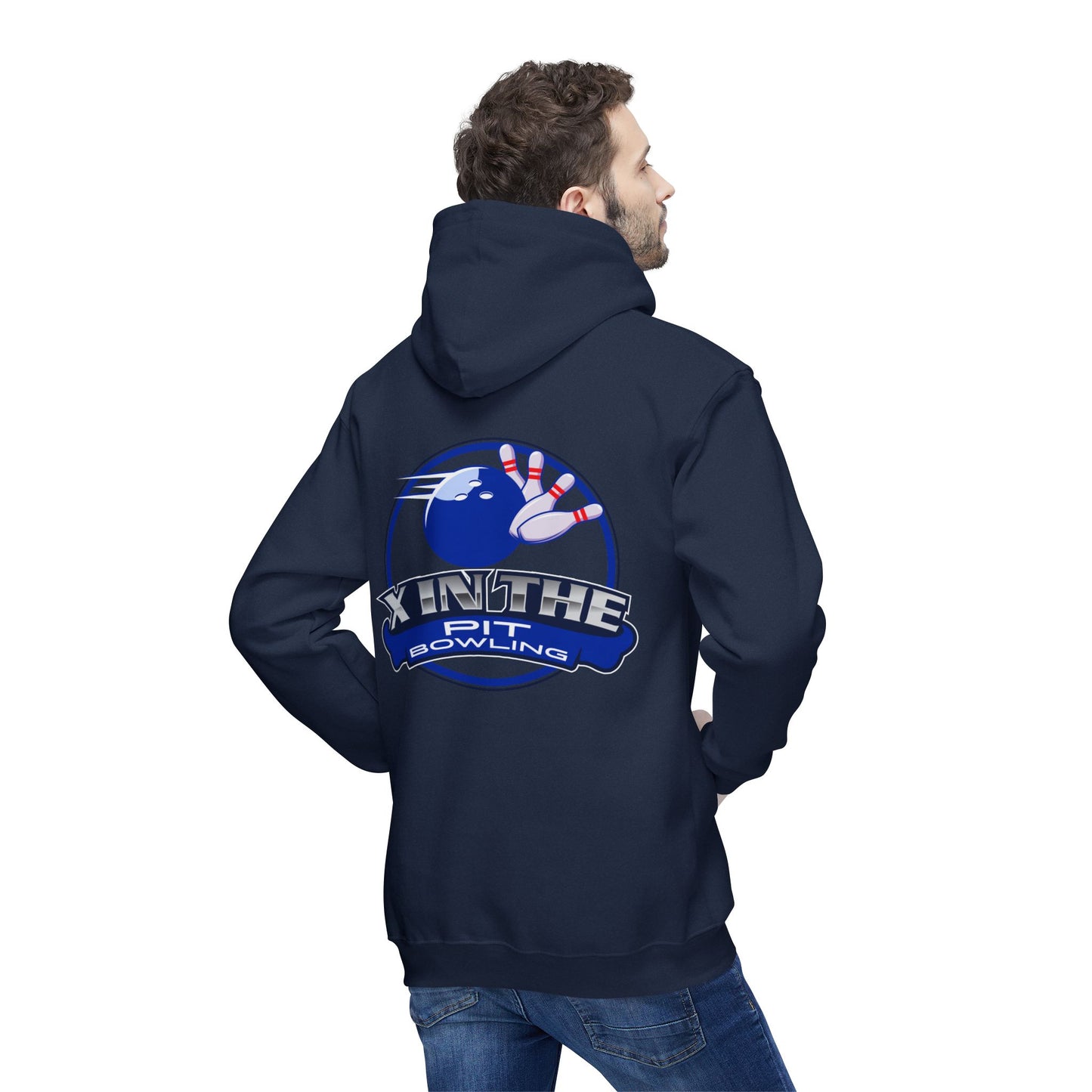 X in the pit premium Unisex Hooded Sweatshirt, Made in US