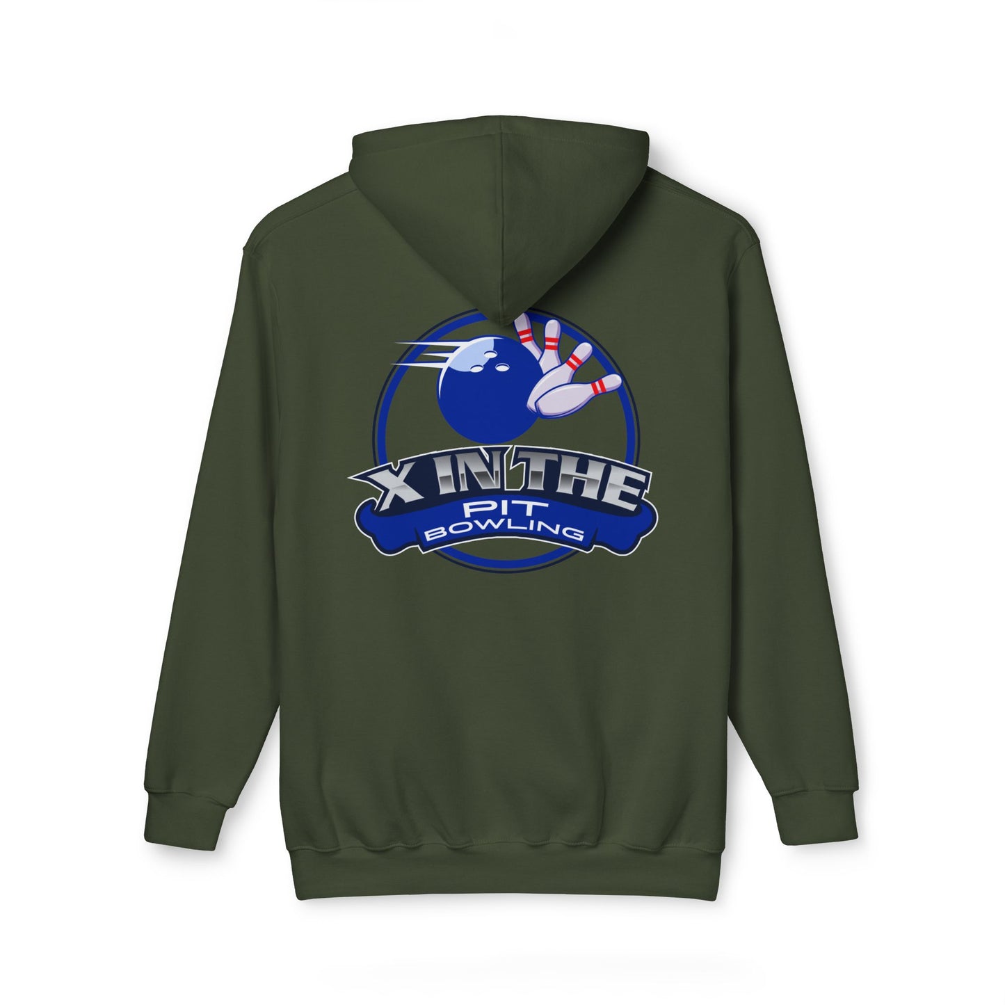 X in the pit premium Unisex Hooded Sweatshirt, Made in US