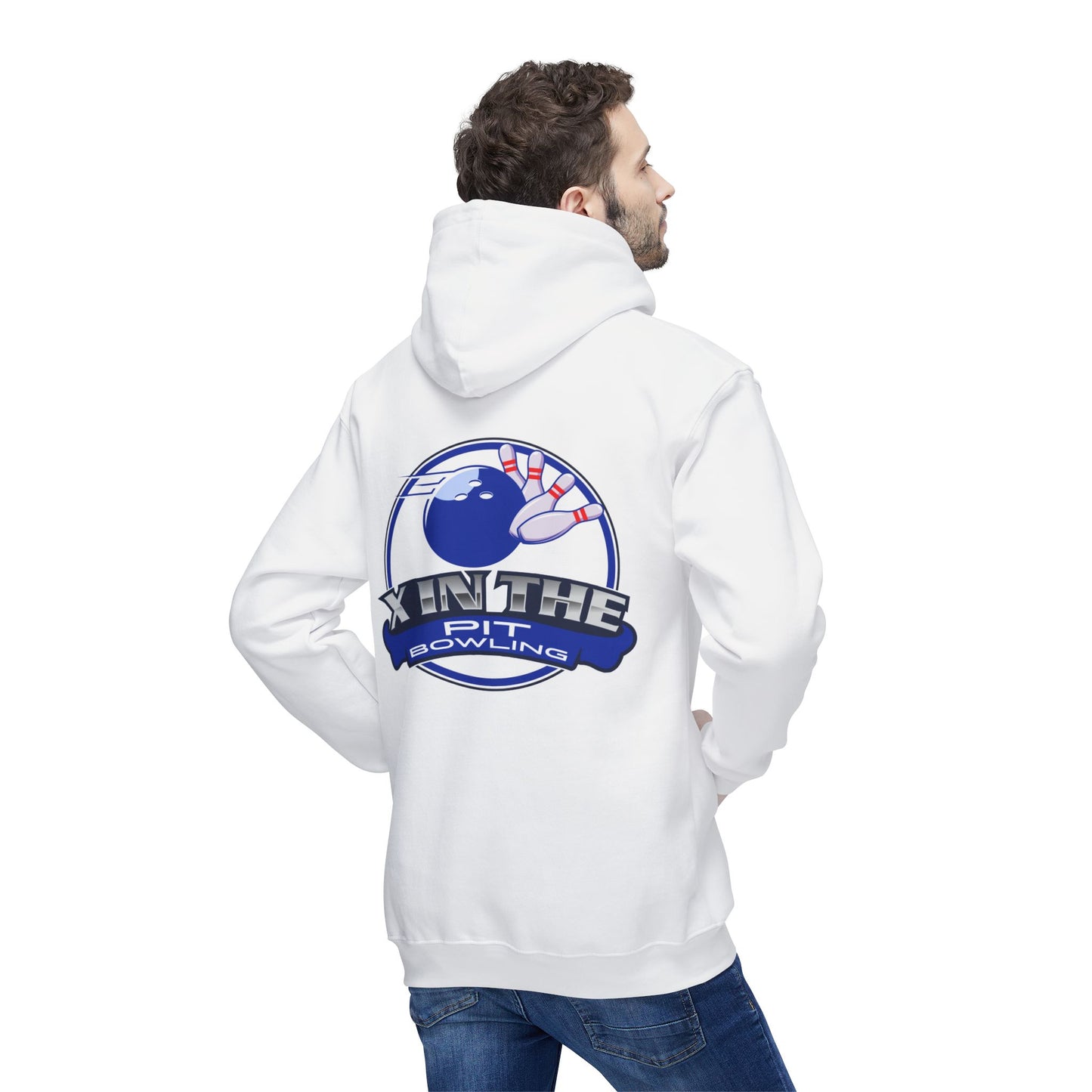 X in the pit premium Unisex Hooded Sweatshirt, Made in US