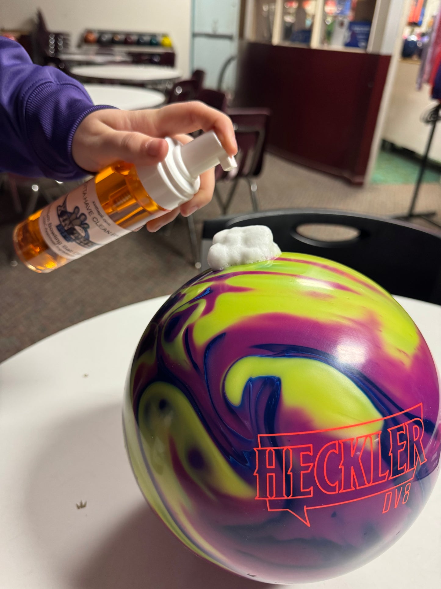 Foaming X In The Pit Bowling Ball Cleaner