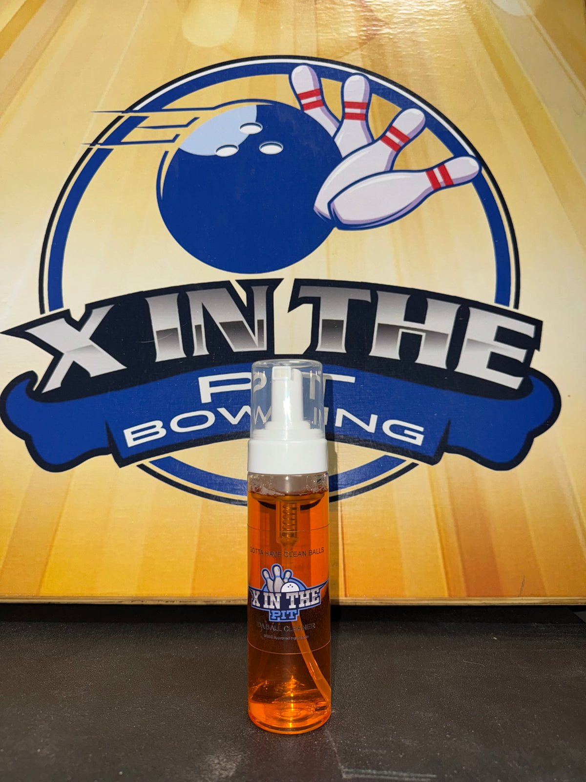 Foaming X In The Pit Bowling Ball Cleaner