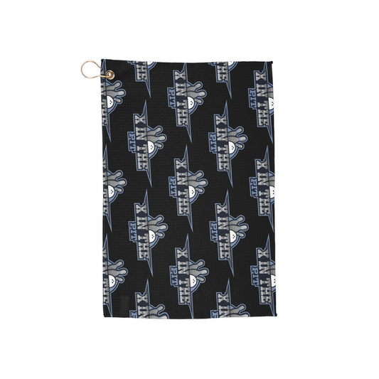 X In The Pit Bowling Towel BLACK