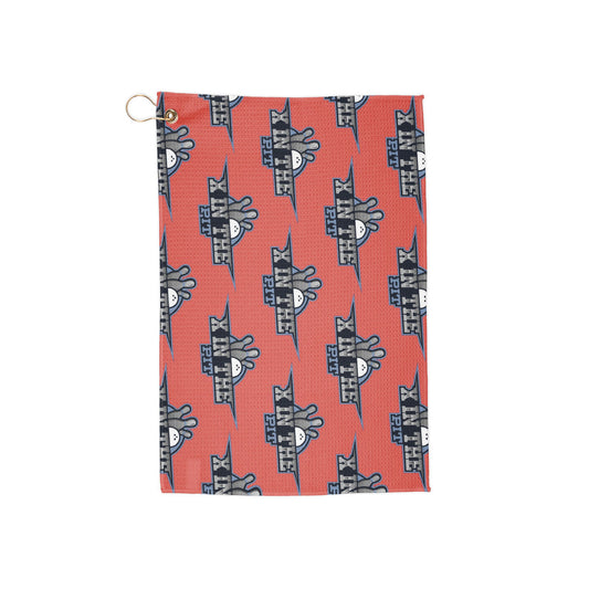 X In The Pit Bowling Towel RED