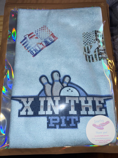 X In The Pit 16x16 Microfiber towel