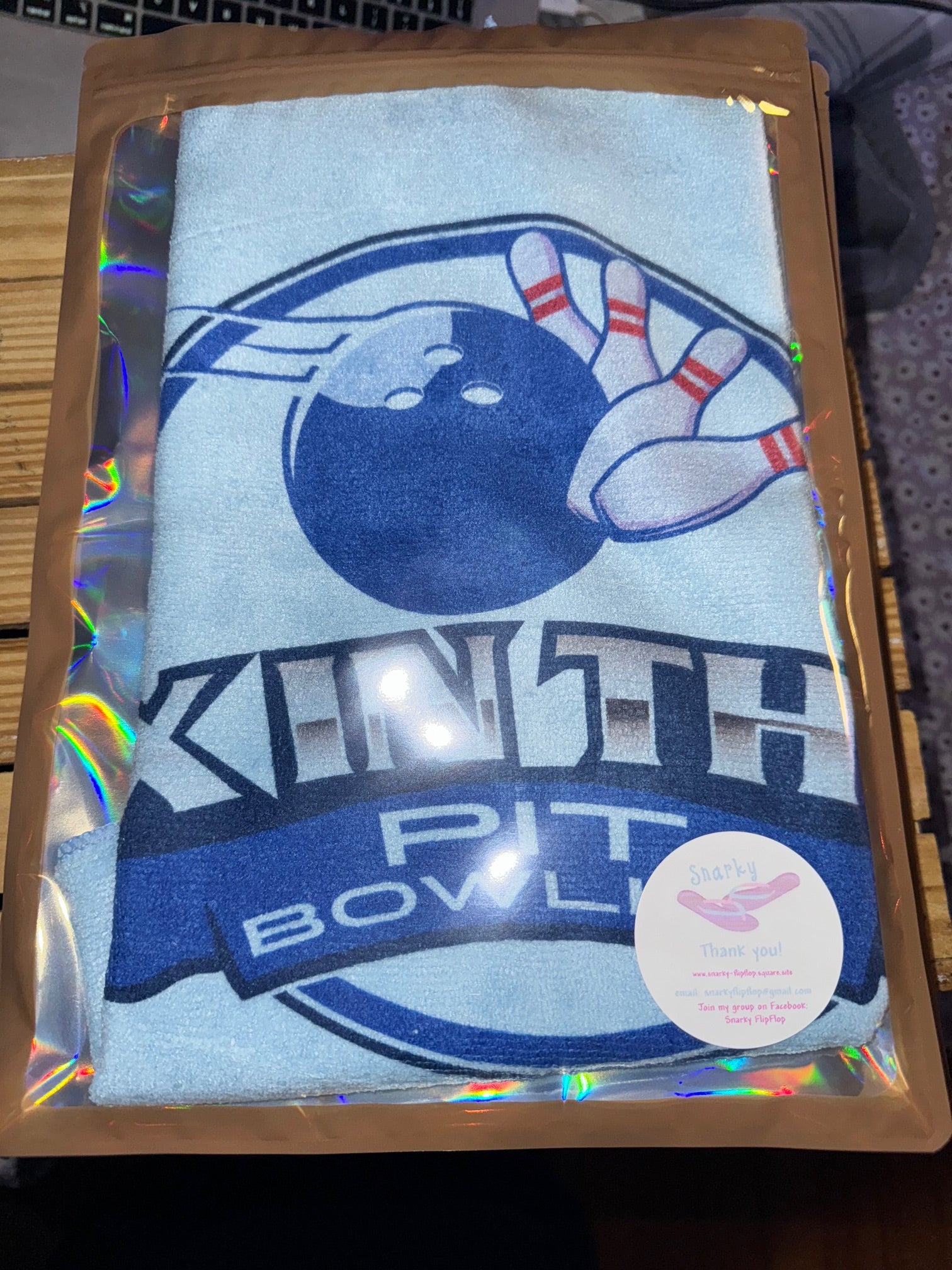 AARON SMITH ラグビータオル X In The Pit 16x16 Microfiber towel