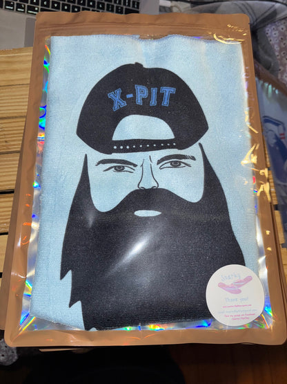 X In The Pit 16x16 Microfiber towel