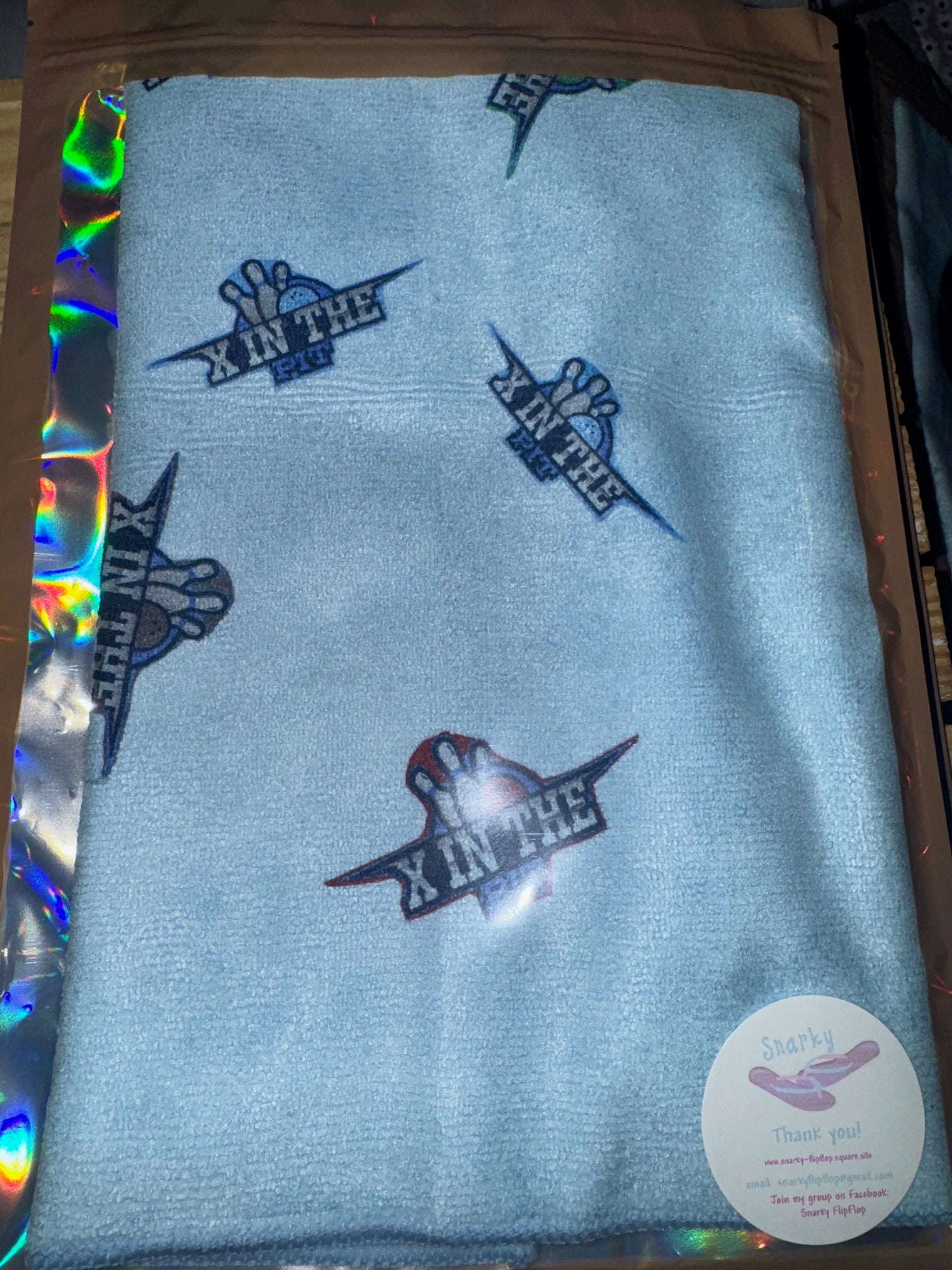 X In The Pit 16x16 Microfiber towel
