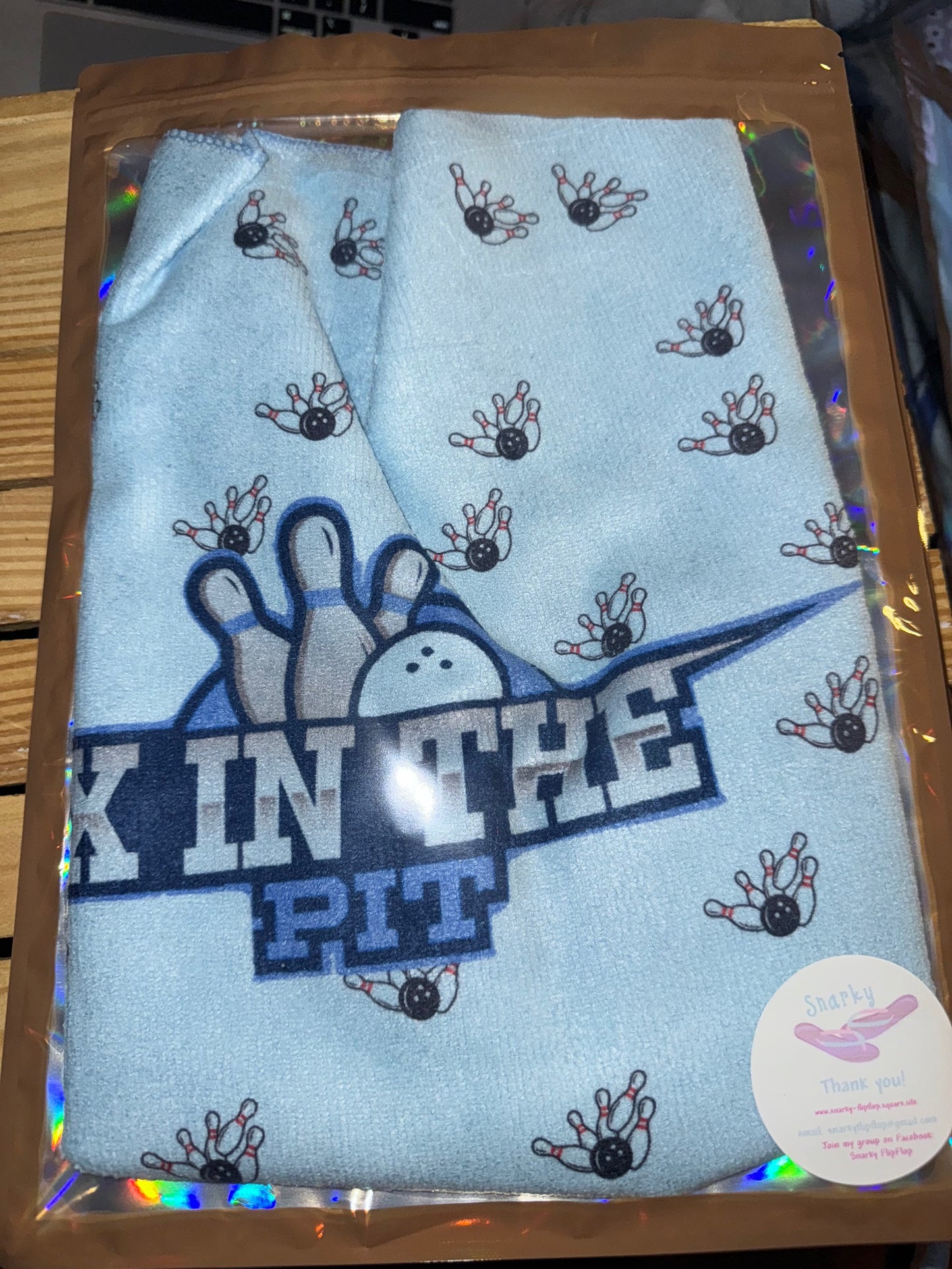 X In The Pit 16x16 Microfiber towel
